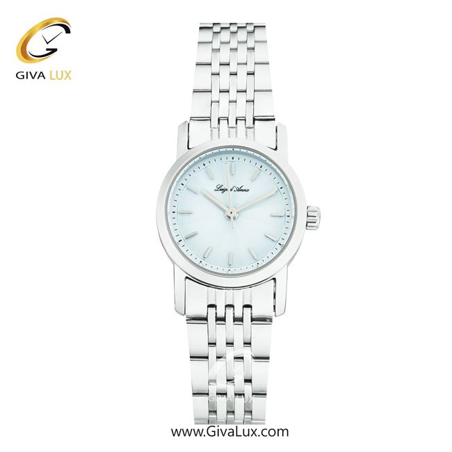 ساعت مچی اورجینال زنانه LdA نقره ای | نقره ای| آبی| کد رفرنس 2491